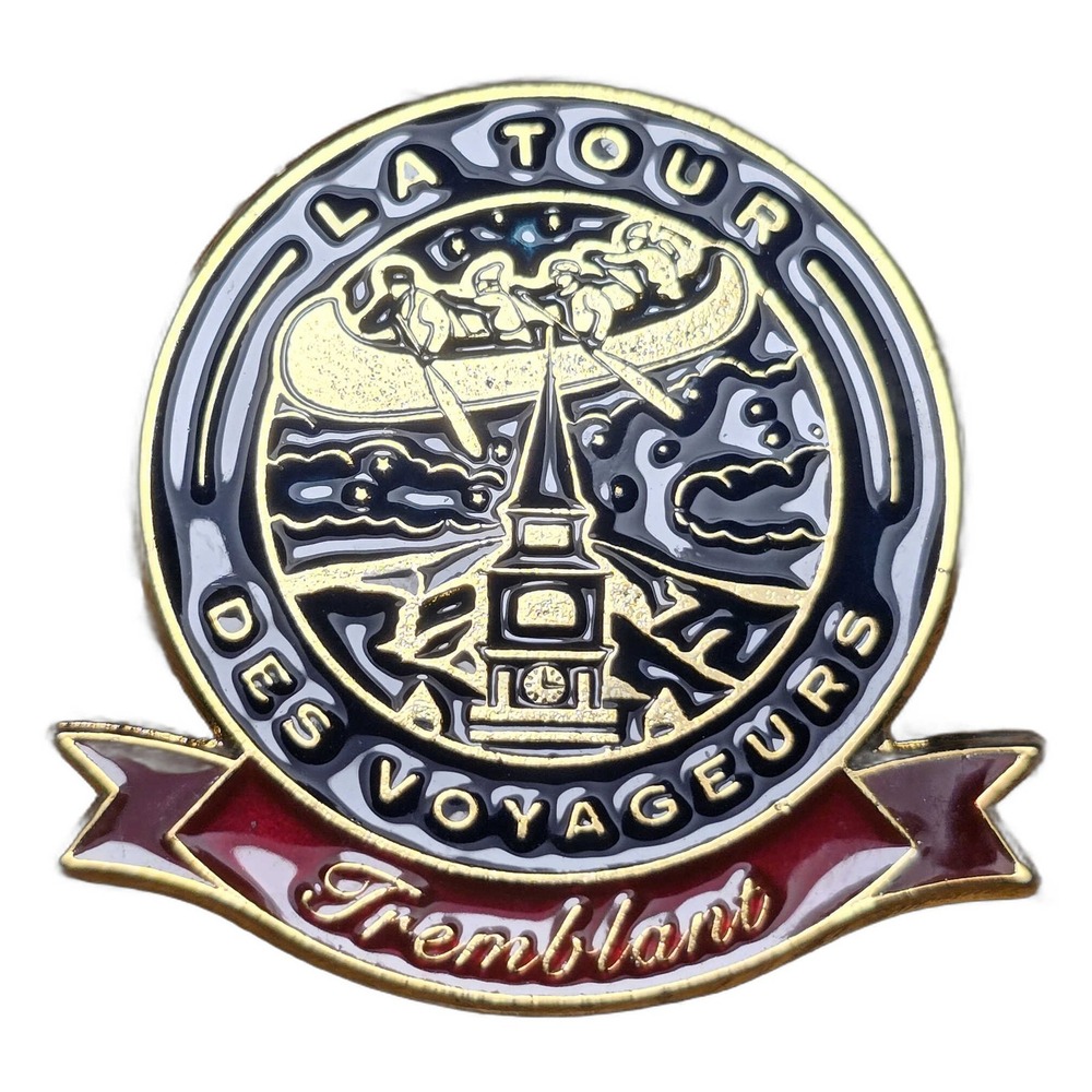 La Tour des Voyageurs Mont Tremblant Resort Lapel Vest Hat Pin D14